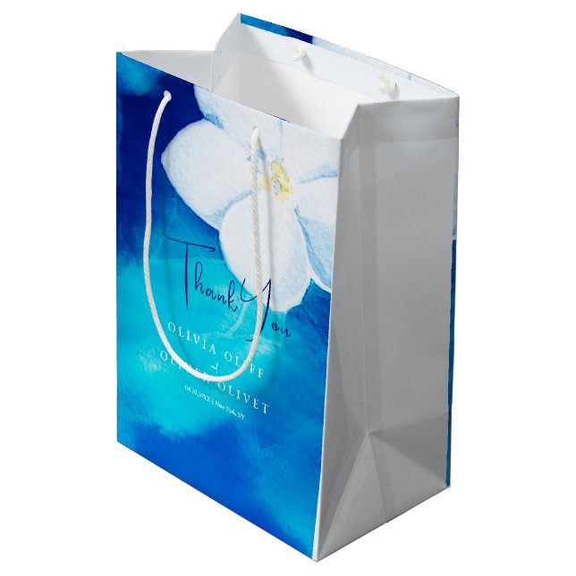 Vår Fonness Bröllop Medium Gift Bag (Baksidan Vinklad)