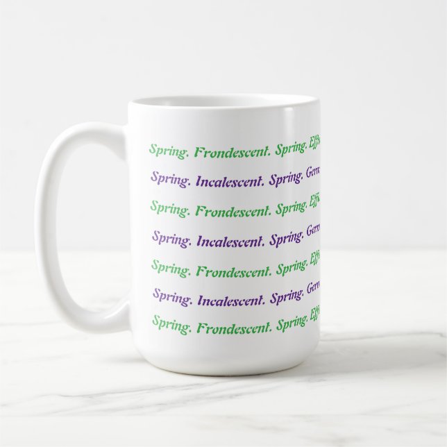 Vår för Ord Kaffemugg (Vänster)