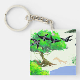 Vår Forest Life with Birds and Squirrel - Natur