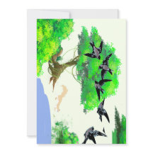 Vår Forest Life with Birds and Squirrel - Natur