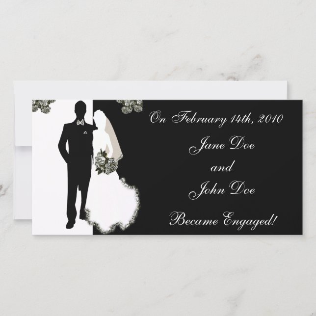 Vår Förlovningskort Bekännelse Meddelande (Framsida)