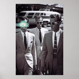 Var försiktig där ute - (med Logotypen Teckning Bo Poster