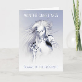 Var försiktig för Frostbett. Isvampyr Kort