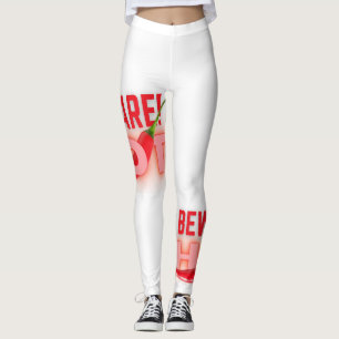 Var försiktig hett leggings