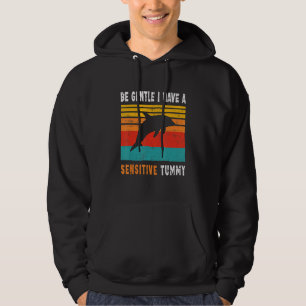 Var försiktig, jag har en känslig tumme för kvinno hoodie