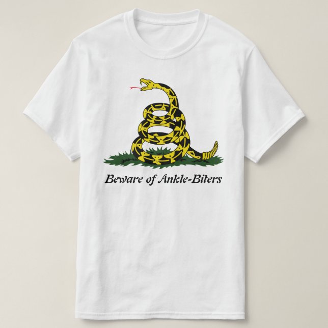 Var försiktig med Ankle-Biters Tee Shirt (Design framsida)