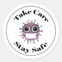 Var försiktig med att vara Säkert maskat Corona Vi