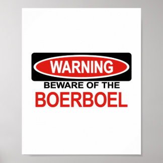 Var försiktig med Boerboel Poster