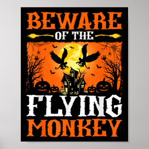 Var försiktig med den flygande apan  poster