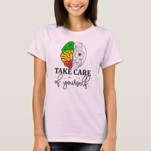 Var försiktig med dig själv t shirt