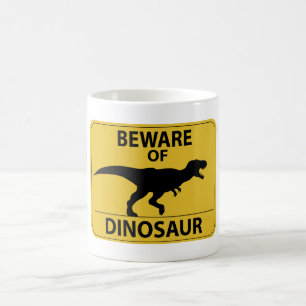 Var försiktig med Dinosaur Kaffemugg