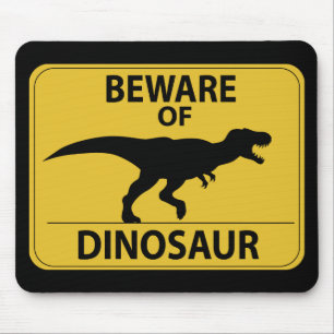 Var försiktig med Dinosaur Musmatta