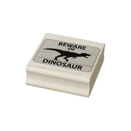 Var försiktig med Dinosaur Stämpel