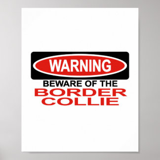 Var försiktig med Gräns Collie Poster