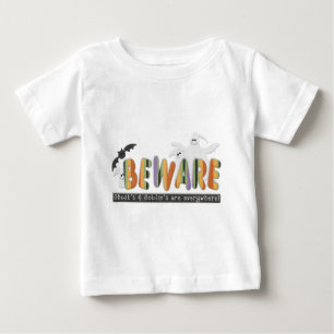 Var försiktig med Infant Halloween Långärmad Shirt Tröja