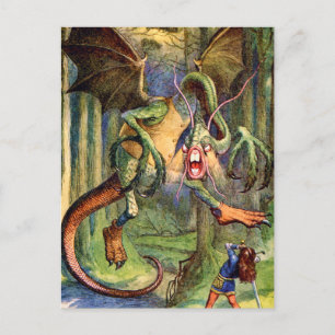 Var försiktig med Jabberwock, min son! Vykort