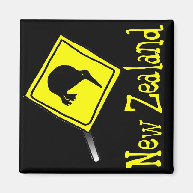 Var försiktig med Kiwis Magnet (Framsidan)