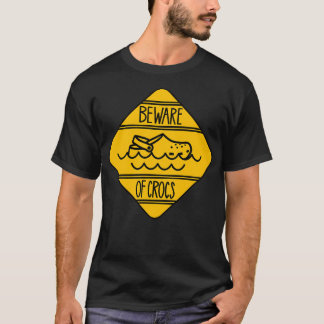 Var försiktig med krokar t shirt