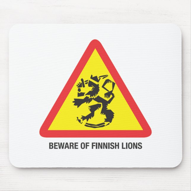 Var försiktig med Lejons Musmatta (Framsidan)