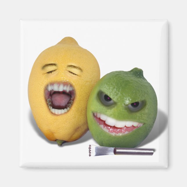 Var försiktig med Lemon Zester Magnet (Framsidan)