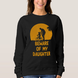 Var försiktig med min dotter Pappahumor Pappa Kons T Shirt