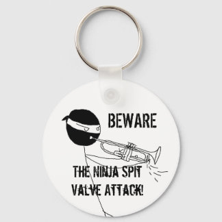 Var försiktig med Ninja Spit Valve Attack Keychain Nyckelring