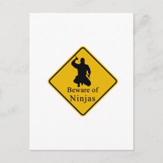 Var försiktig med Ninjas Vykort