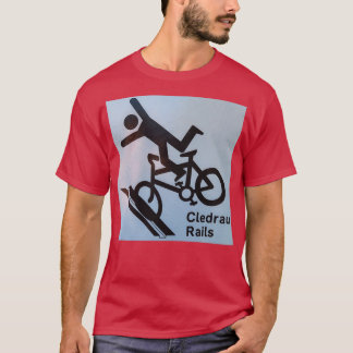 Var försiktig med rälsen t shirt