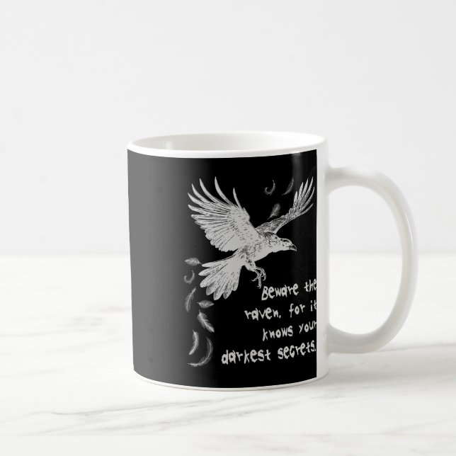 Var försiktig med Raven Halloween Costume Bus elle Kaffemugg (Höger)