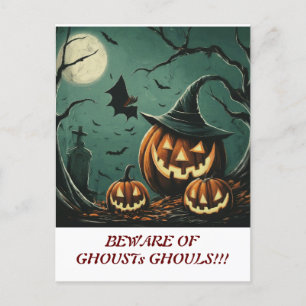 "Var försiktig med Spöken, Ghouls och Goblin Foole Vykort