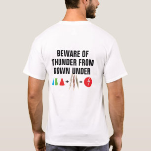 Var försiktig med tunn från nere under luddig graf t shirt