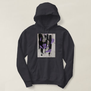 Var försiktig natten hoodie