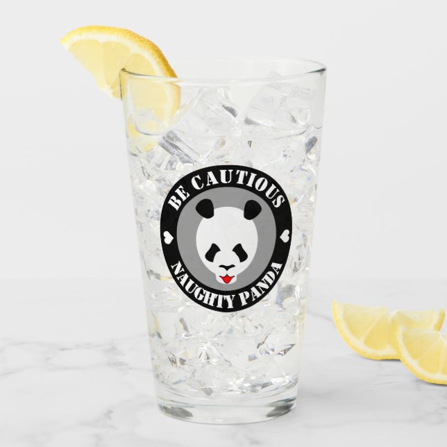 Var försiktig Naught Panda Glaskopp (Framsida Ice)