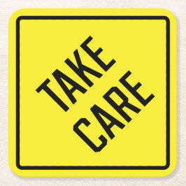 Var försiktig Papper Underlägg