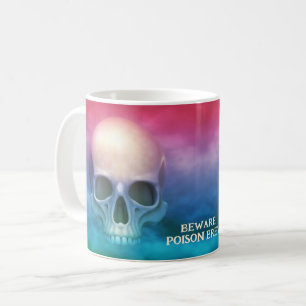 Var försiktig! Poison Brew. Skala teckningar Kaffemugg