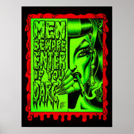 Var försiktig! poster