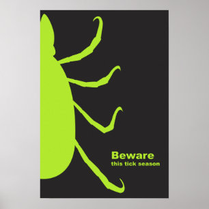Var försiktig poster