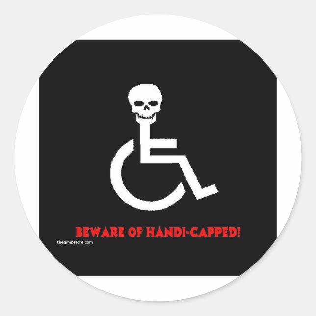 Var försiktig runt klistermärke (Framsida)