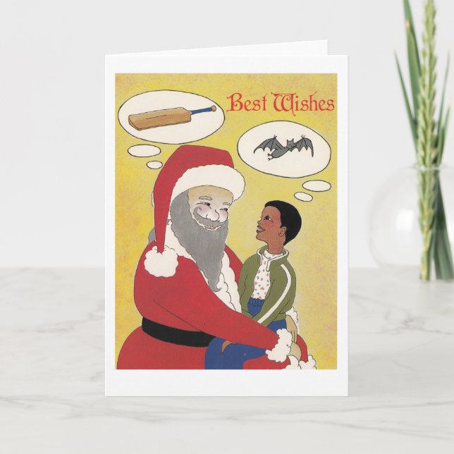 var försiktig vad du önskar för! helgkort (Framsida)