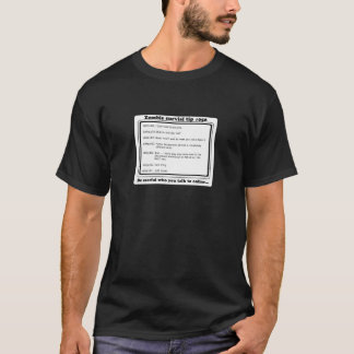var försiktig vem du talar till onlinen tee shirt