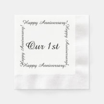 Vår första årsdag i Lycklig