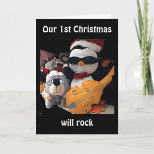 VÅR " FÖRSTA CHRISTMAS" KOMMER ATT BLI STEN-ROCKIN HELGKORT