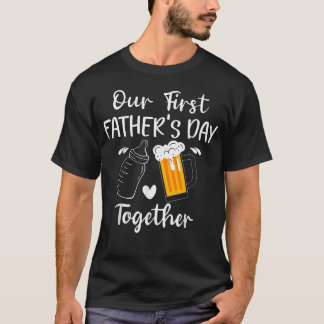 Vår första faderns dagMjölk Vs Öl T Shirt