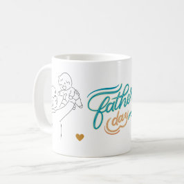Vår första Far-dag tillsammans - Speciella Pappa M Kaffemugg