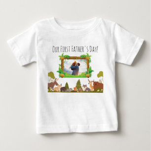 Vår första fars dag baby t-shirt
