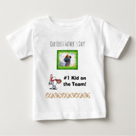 Vår första fars dag baby t-shirt