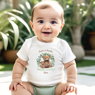 Vår första Fars dag Cute Bears Boy T Shirt