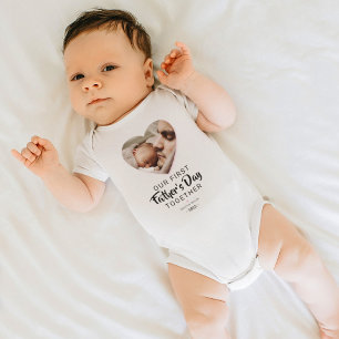 Vår första Fars dag-foto-flicka T Shirt