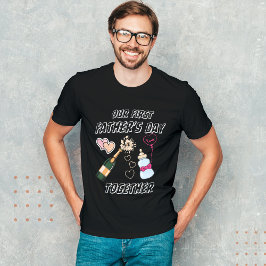Vår första Fars dag-skirt, matchande Shirt T Shirt