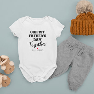 Vår första fars dag tillsammans Baby Body T Shirt